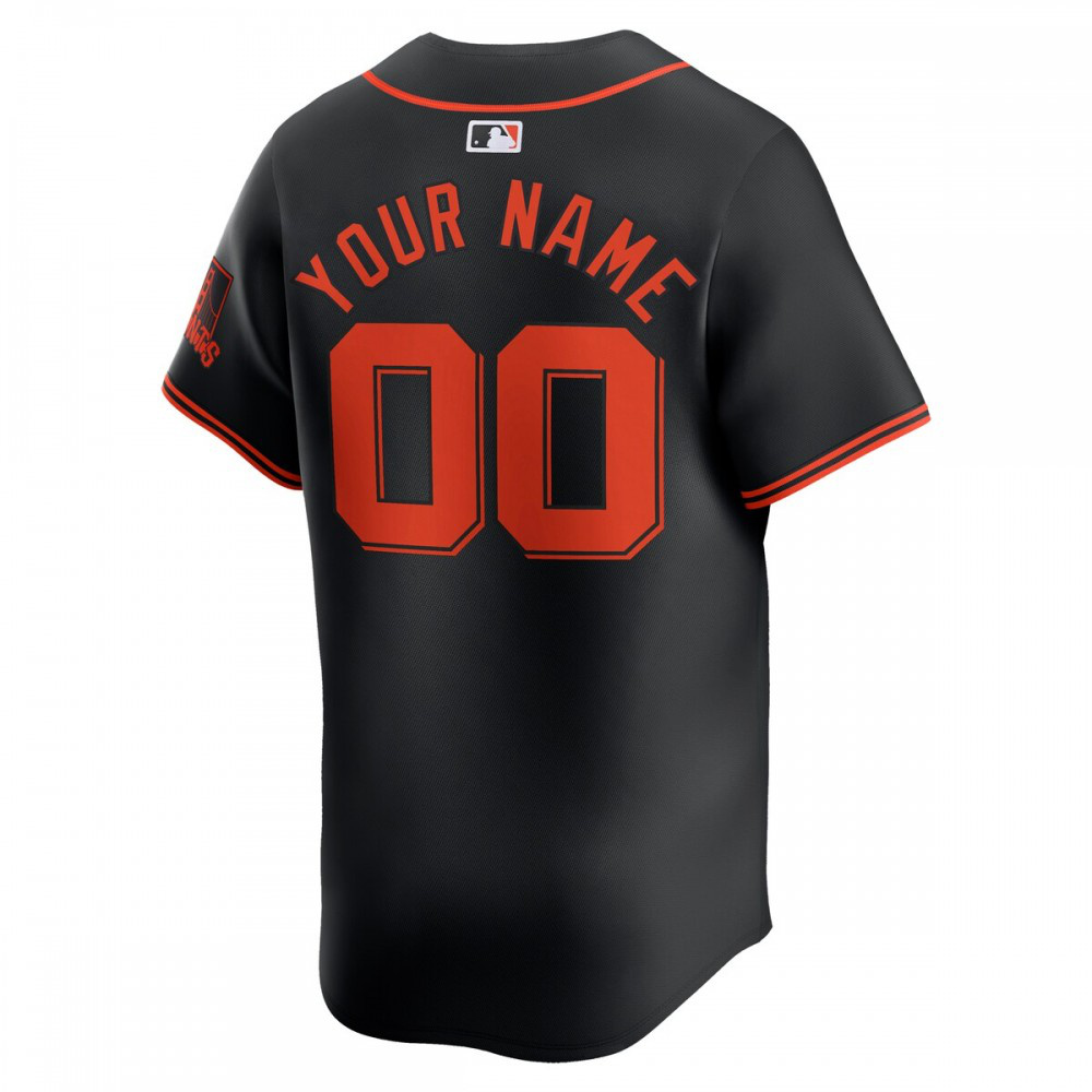 San Francisco Giants Alternate Limited Custom Jersey – Black-Pro Kit Vault | Brand New 26/27 Sports Jerseys